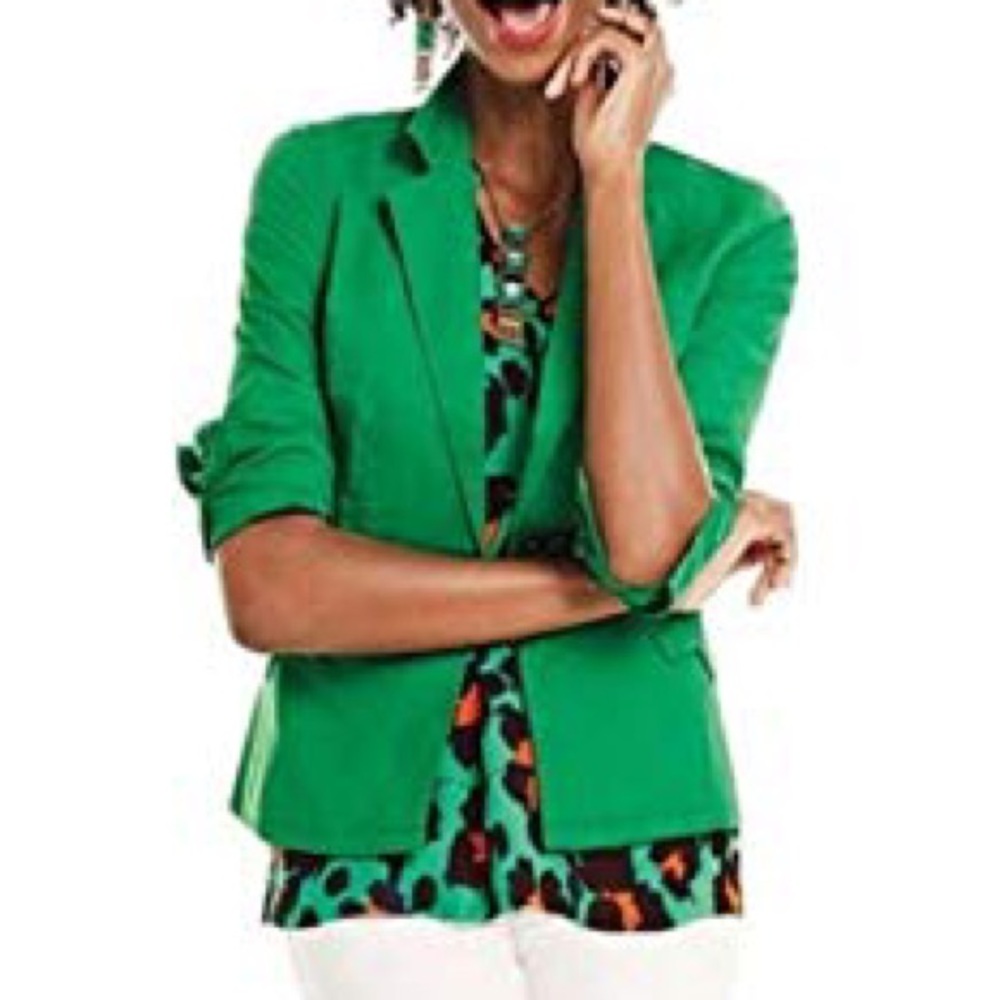 CAbi Jelly Bean Cotton blazer